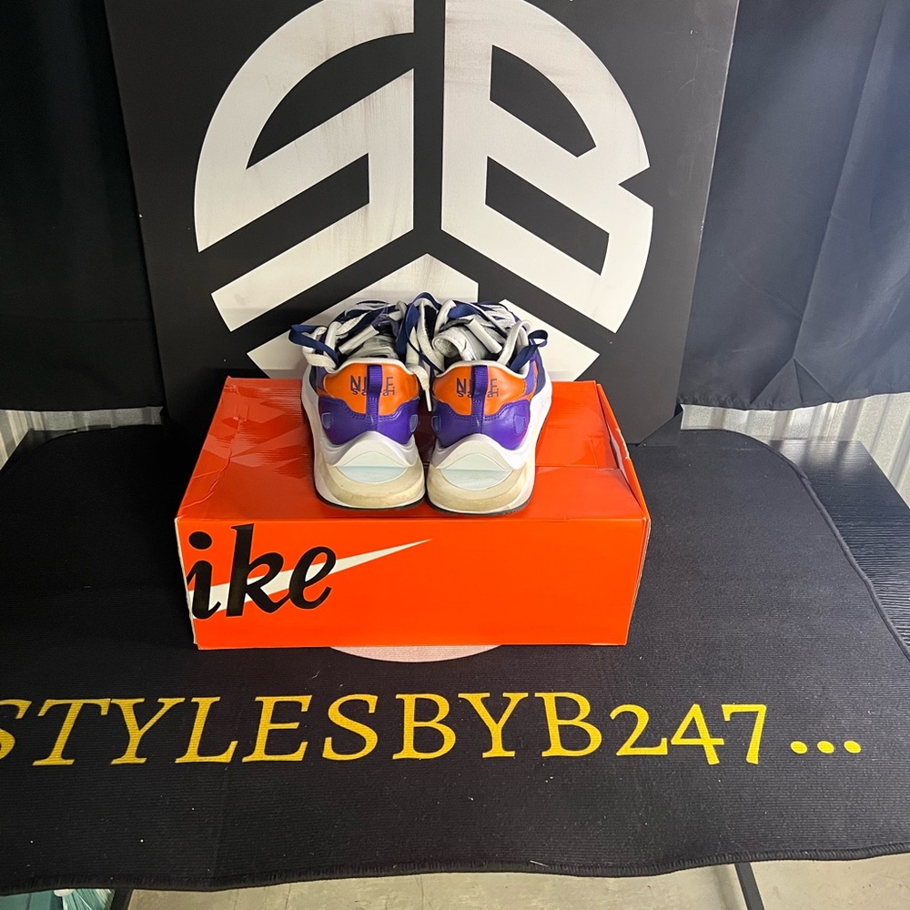 Nike Purple and Orange Sneakers Modern Athletic Design